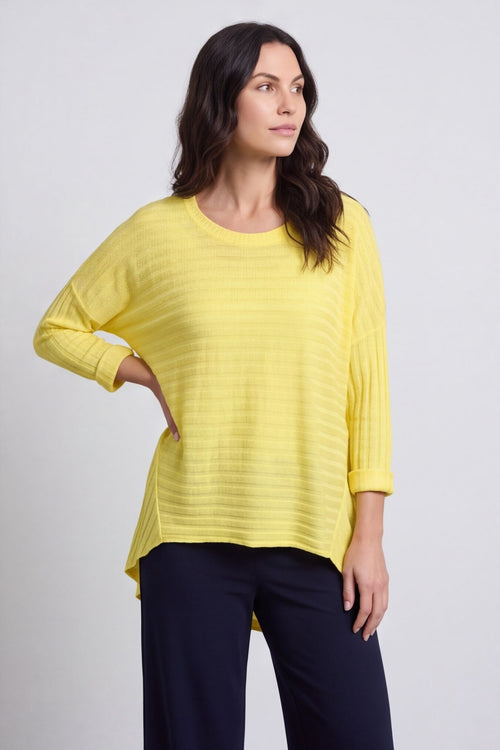 Allissa Knit Top Yellow - Image 3