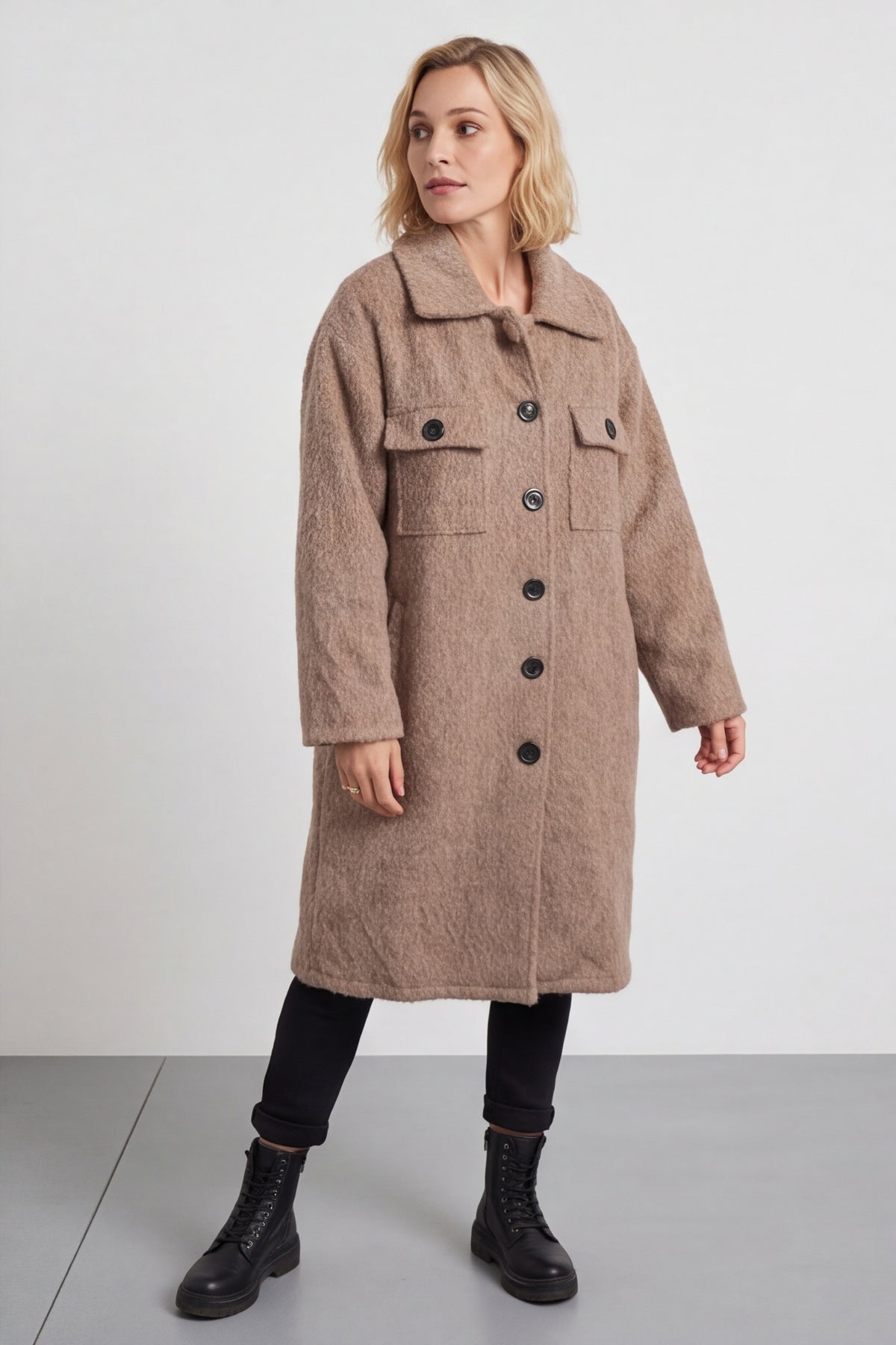 Chrysanta Coat Camel – image 6 of 6