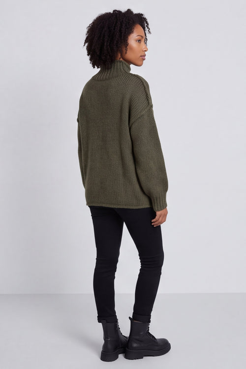 Ciao Knitted Jumper Khaki – image 6 of 6