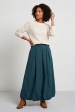 Wilfreda Puffball Cotton Skirt Teal Teal - Wilfreda Puffball Cotton Skirt Teal – image 5 of 5