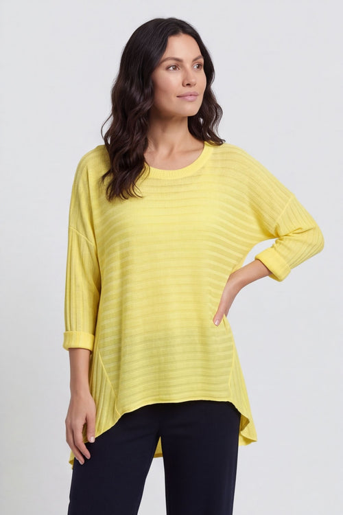 Allissa Knit Top Yellow - Image 2