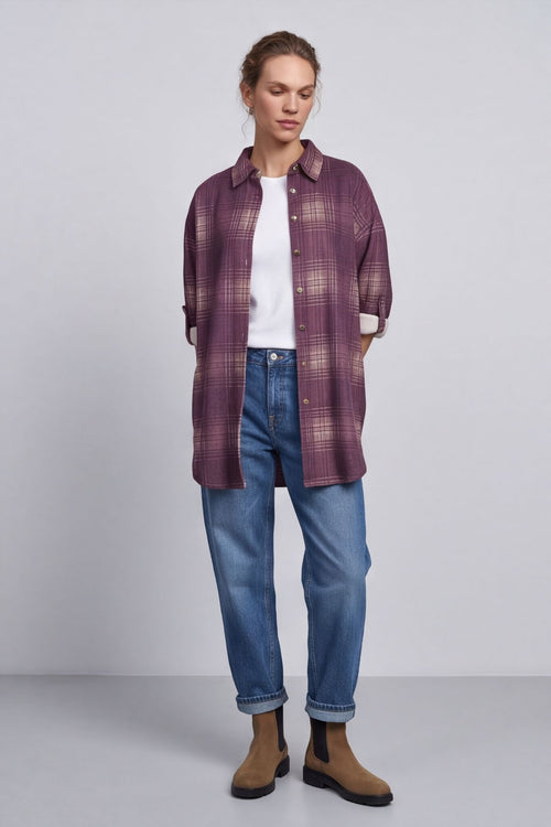 Calla Print Over Shirt – image 6 of 6