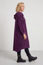 Devyn Hooded Needlecord Dress Purple – image 6 of 6