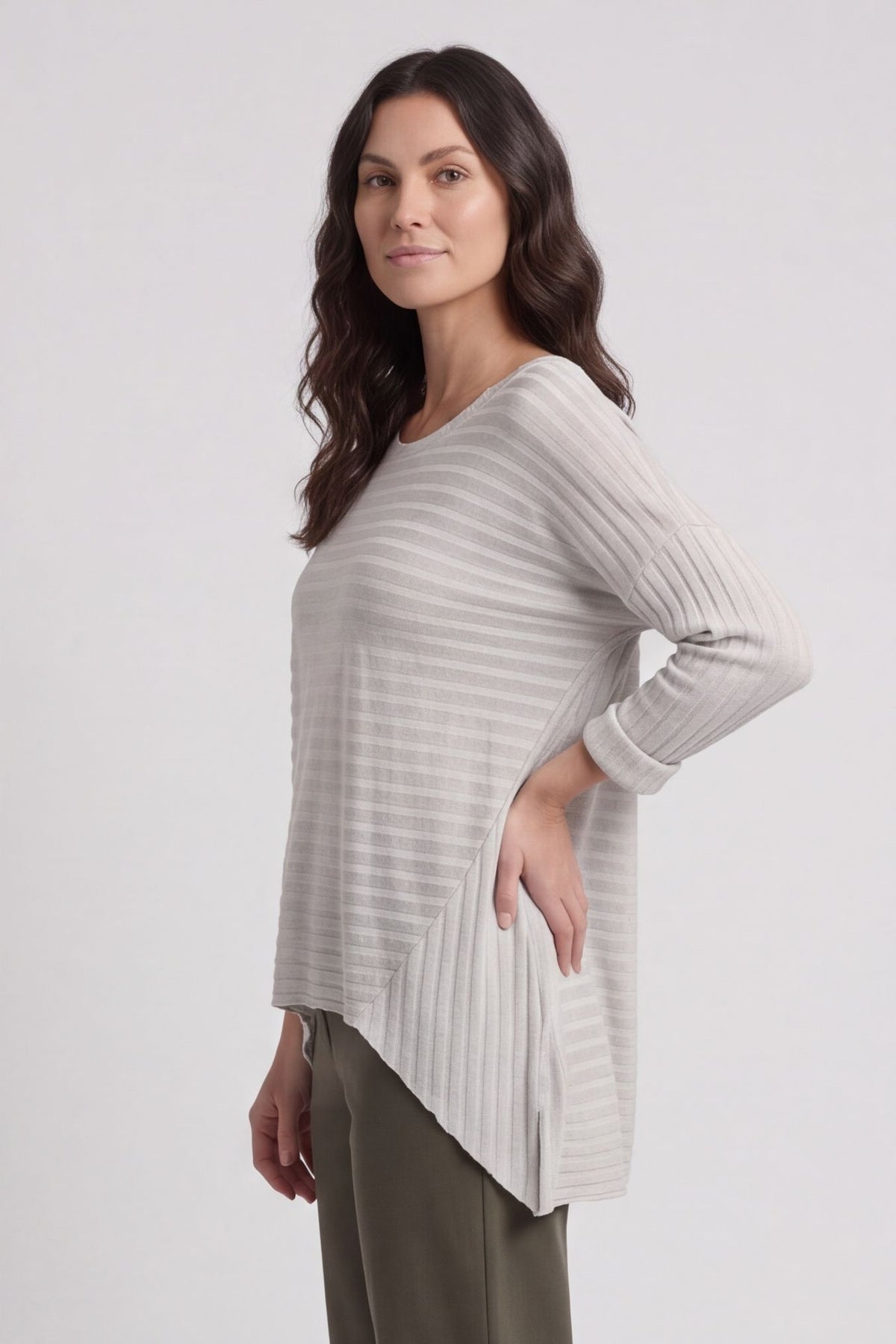 Allissa Knit Top Stone – image 5 of 5