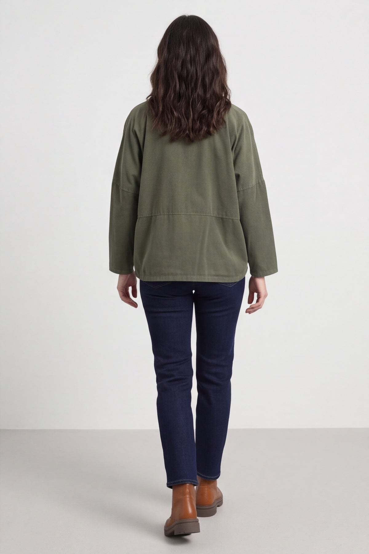 Kristen Needlecord Jacket Khaki – image 6 of 6