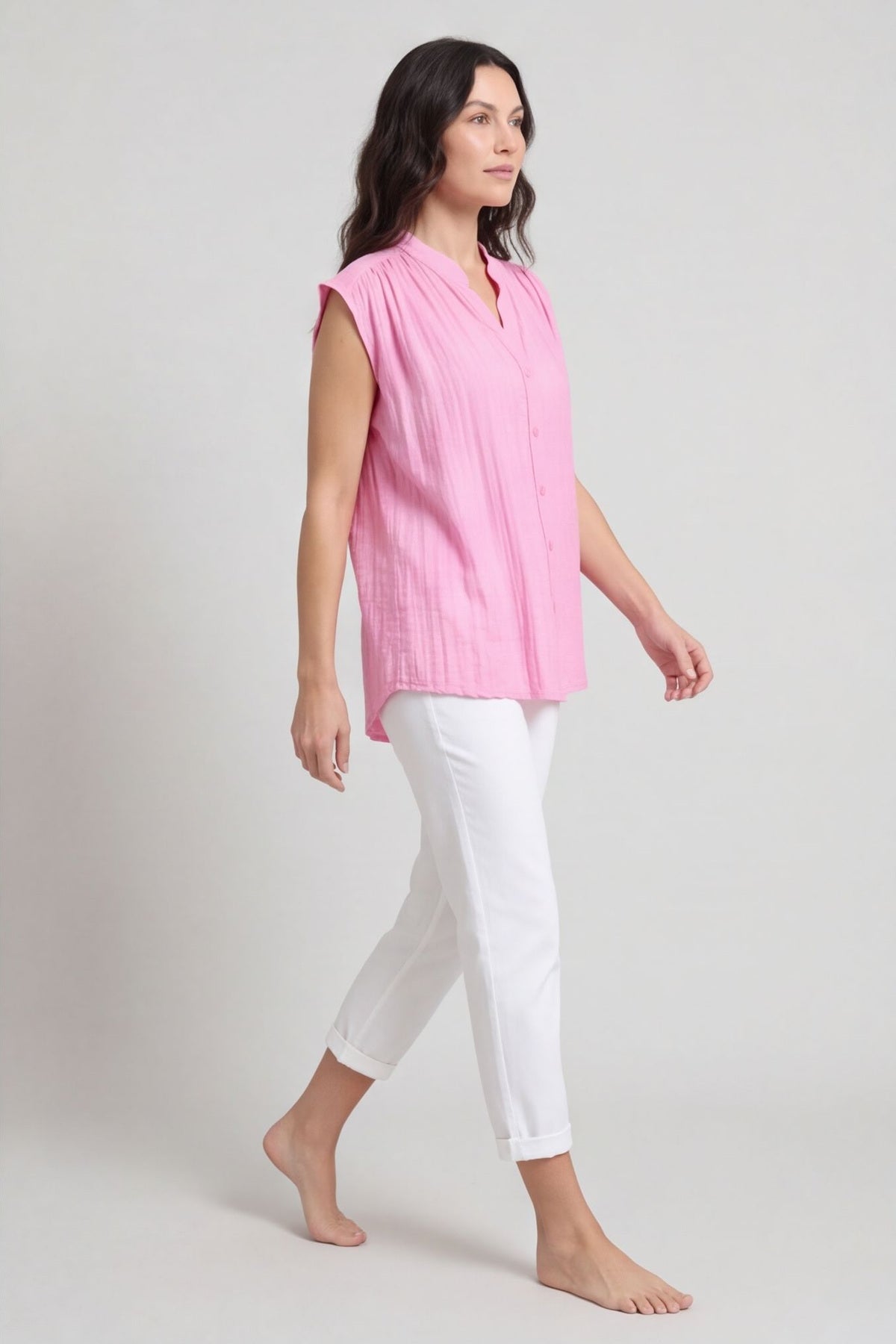 Kimmie Sleeveless Blouse Pink – image 5 of 5