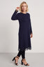 Merinda Lace Detail Dress Navy – image 5 of 5