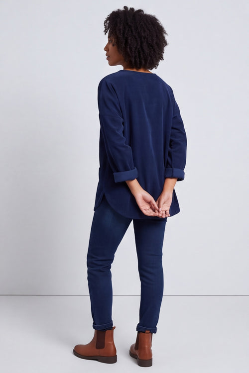Jessa Needlecord Top Navy – image 6 of 6