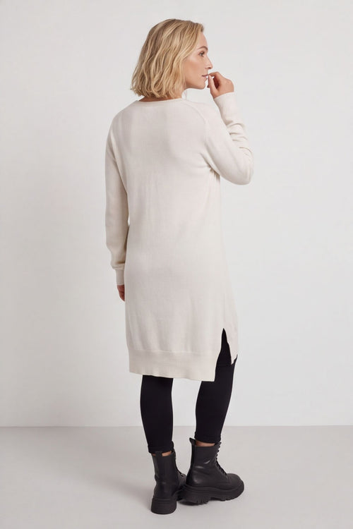 Elisa Pocket Knitted Tunic Stone – image 6 of 6