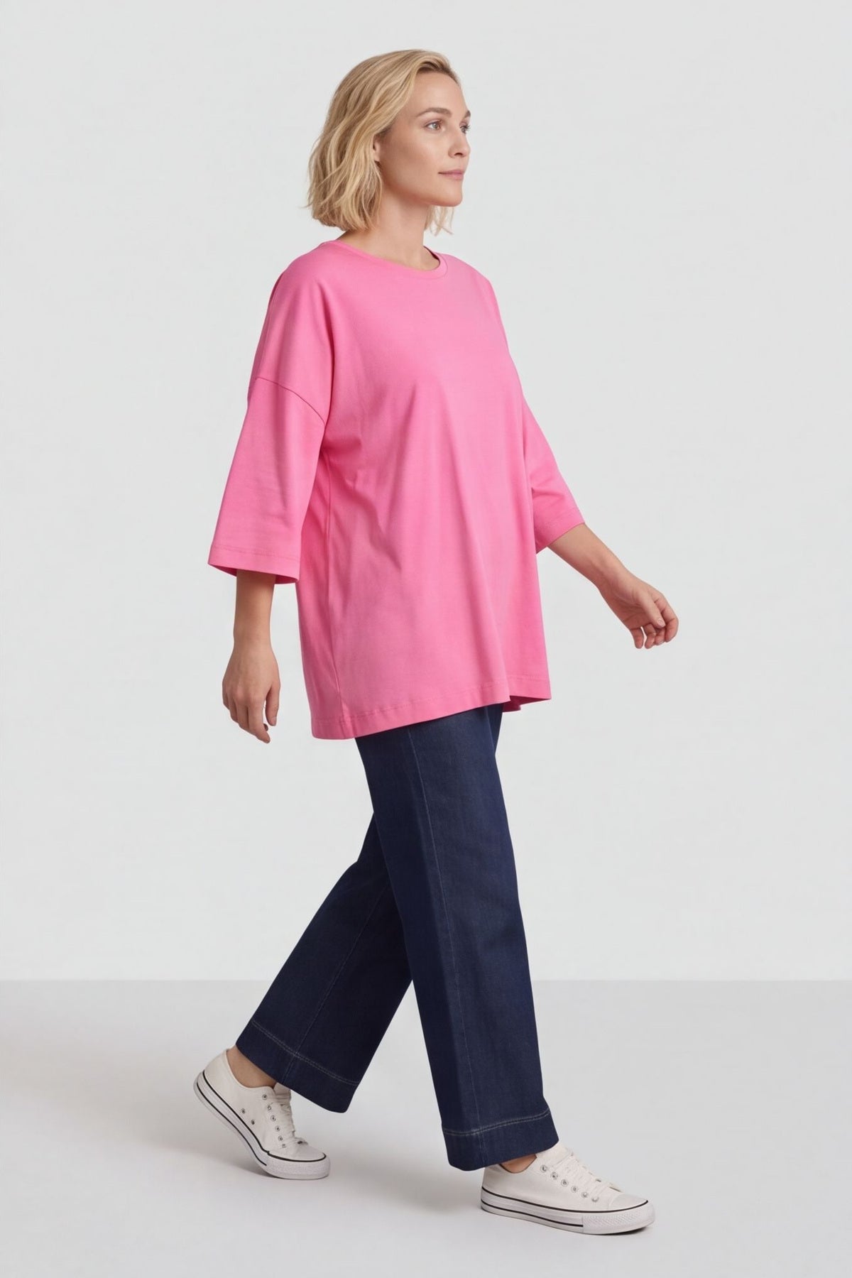 Kirby Cotton Top Fuchsia – image 6 of 6
