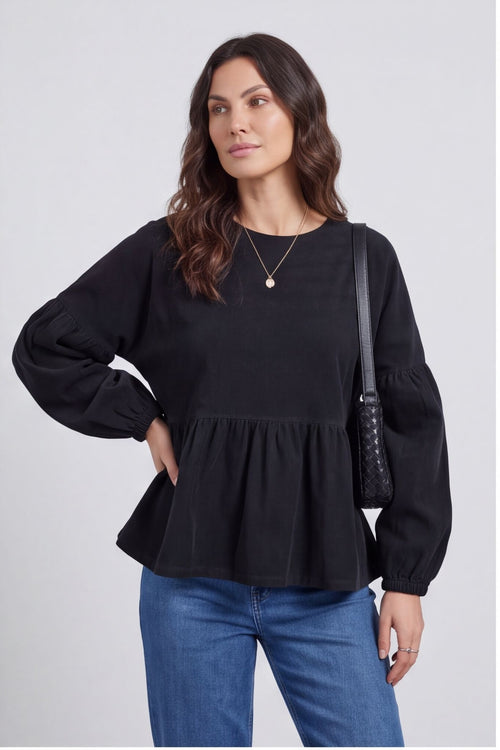Bella Needlecord Tiered Top – image 6 of 6
