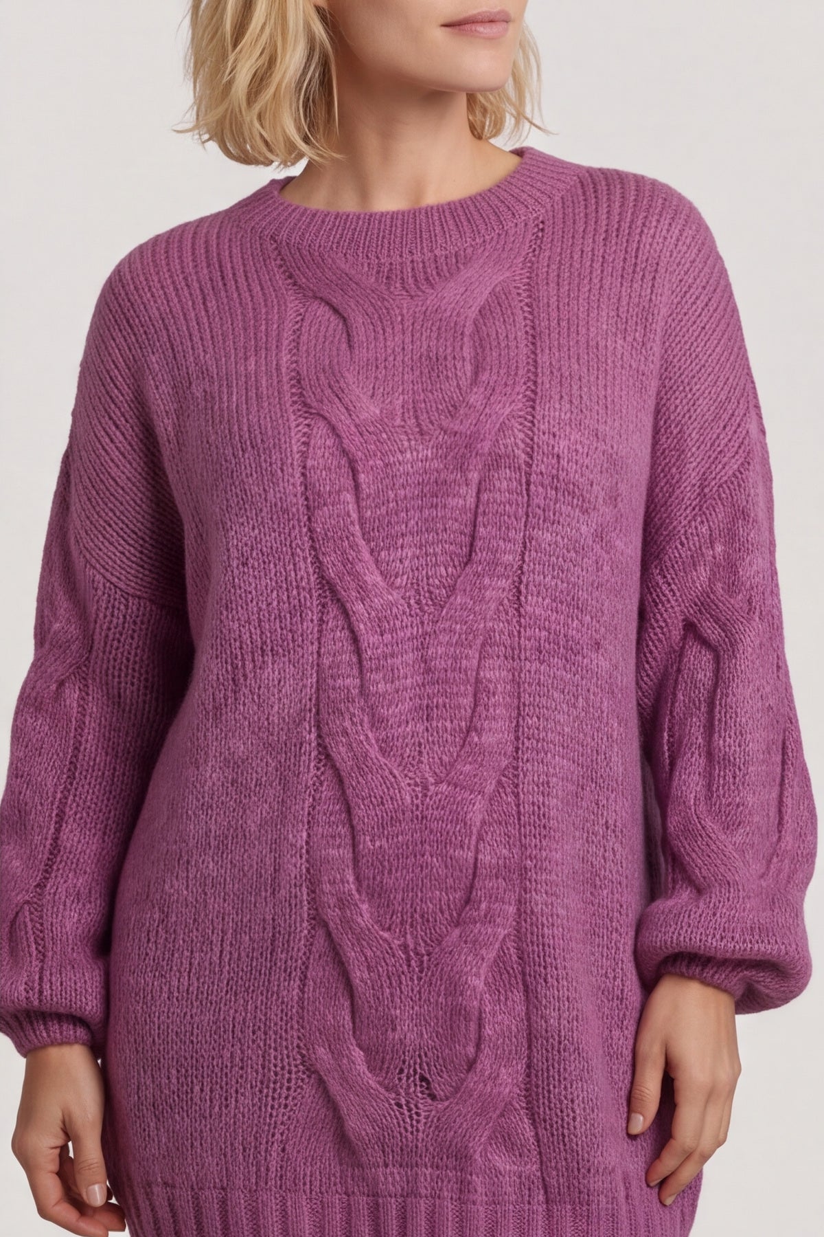 Layne Knitted Jumper Grape – image 6 of 6