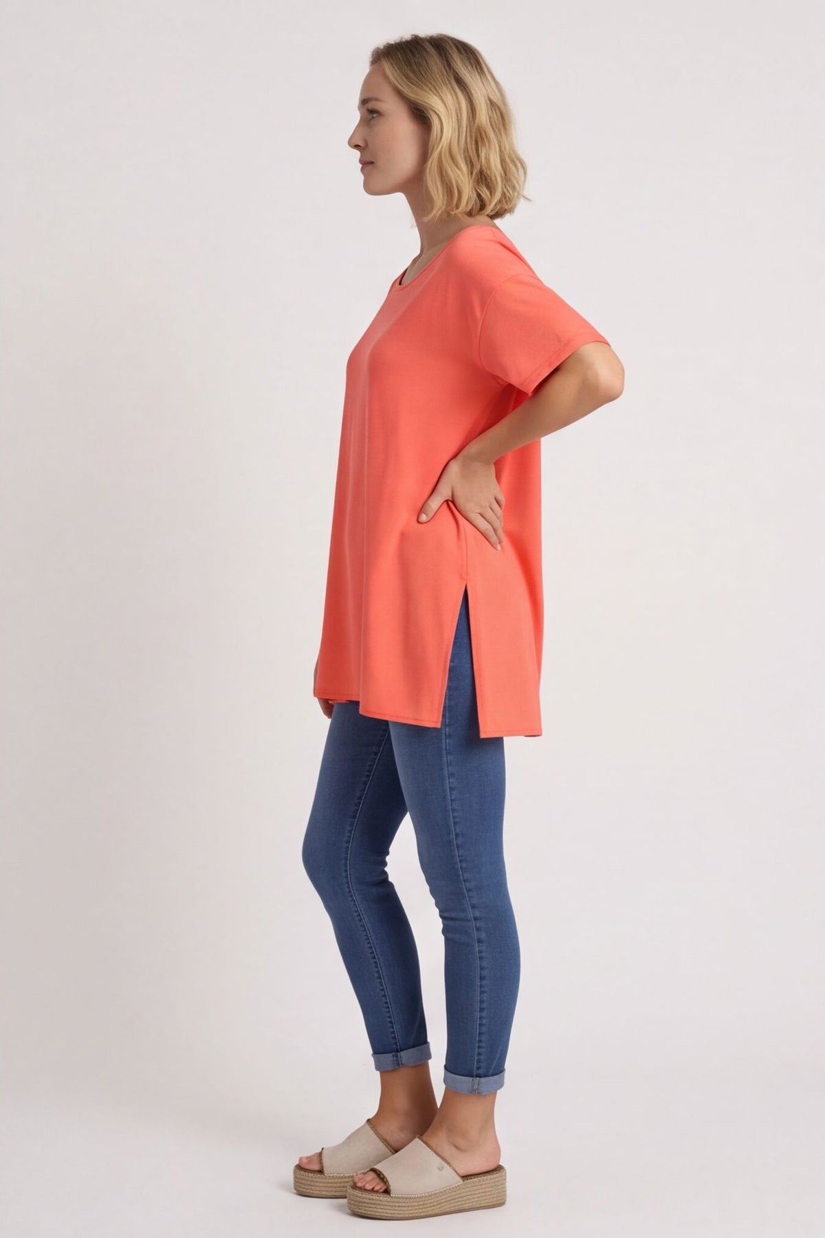 Bantham Strap Back Cotton Top Orange – image 4 of 4