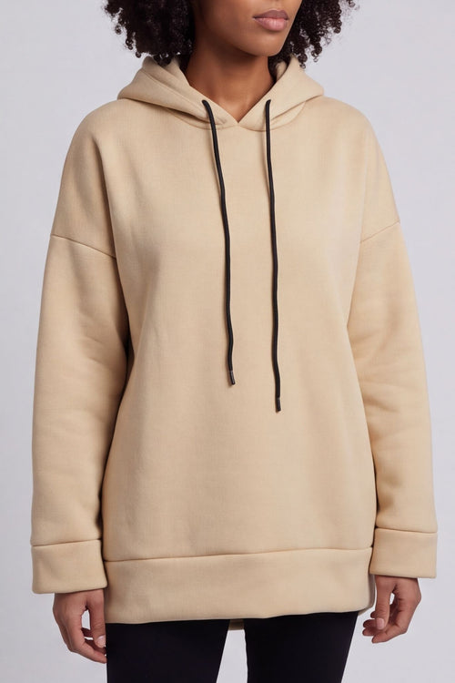 Jaylen Hooded Cotton Top Camel – image 6 of 6