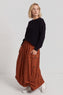 Lavone Cotton Skirt Burnt Orange – image 6 of 6