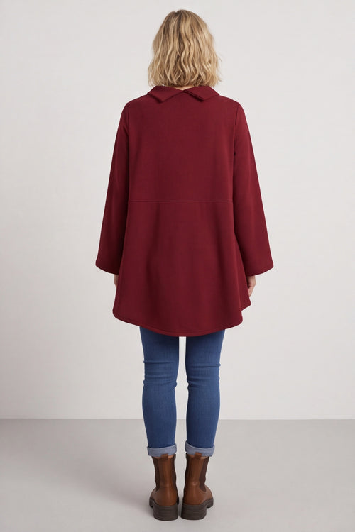 Courtney Cotton Top Wine – image 6 of 6