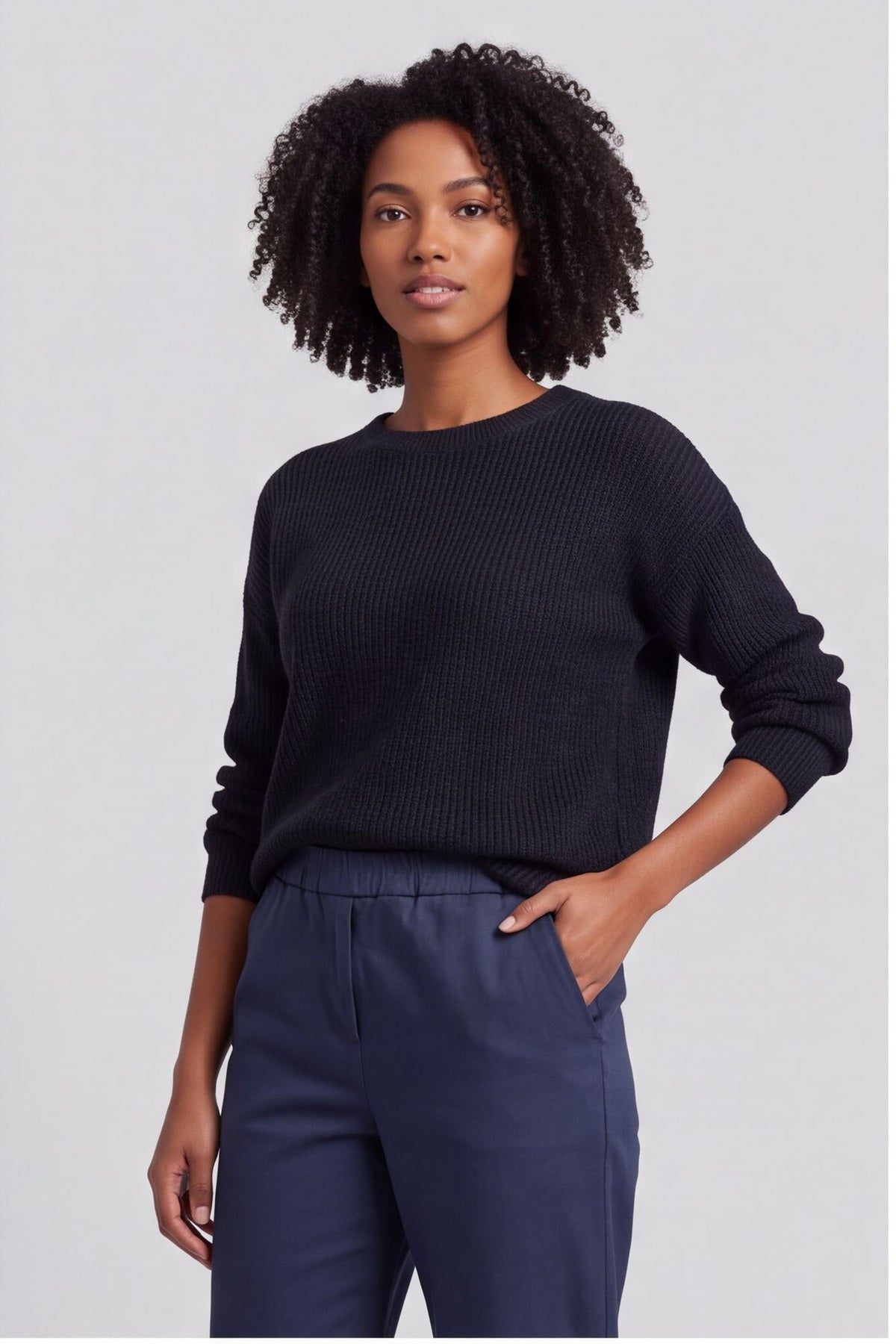Rosaria Relaxed Turn-Up Trousers – image 5 of 5