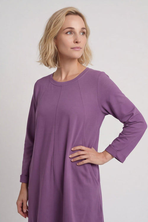 Simone Cotton Dress Light Purple – image 6 of 6