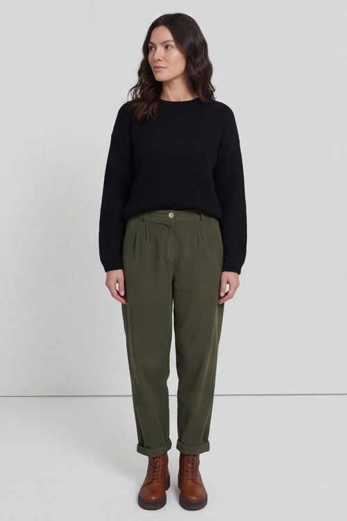 Carmella Needlecord Trousers Khaki – image 6 of 6