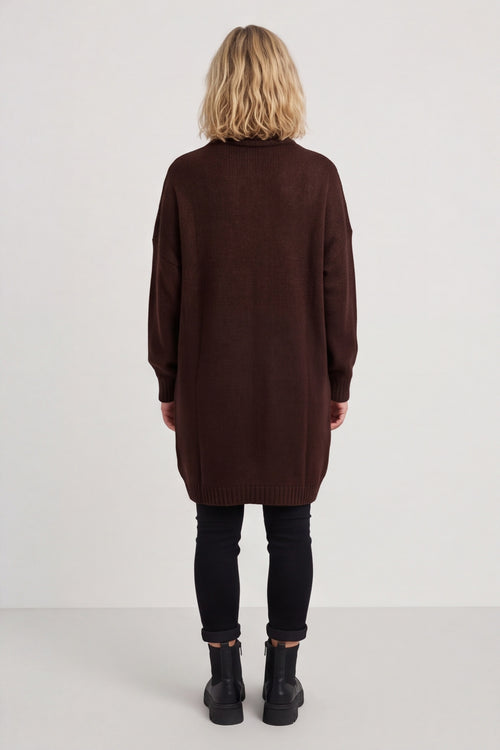 Moira Polo Knitted Jumper Cocoa – image 6 of 6