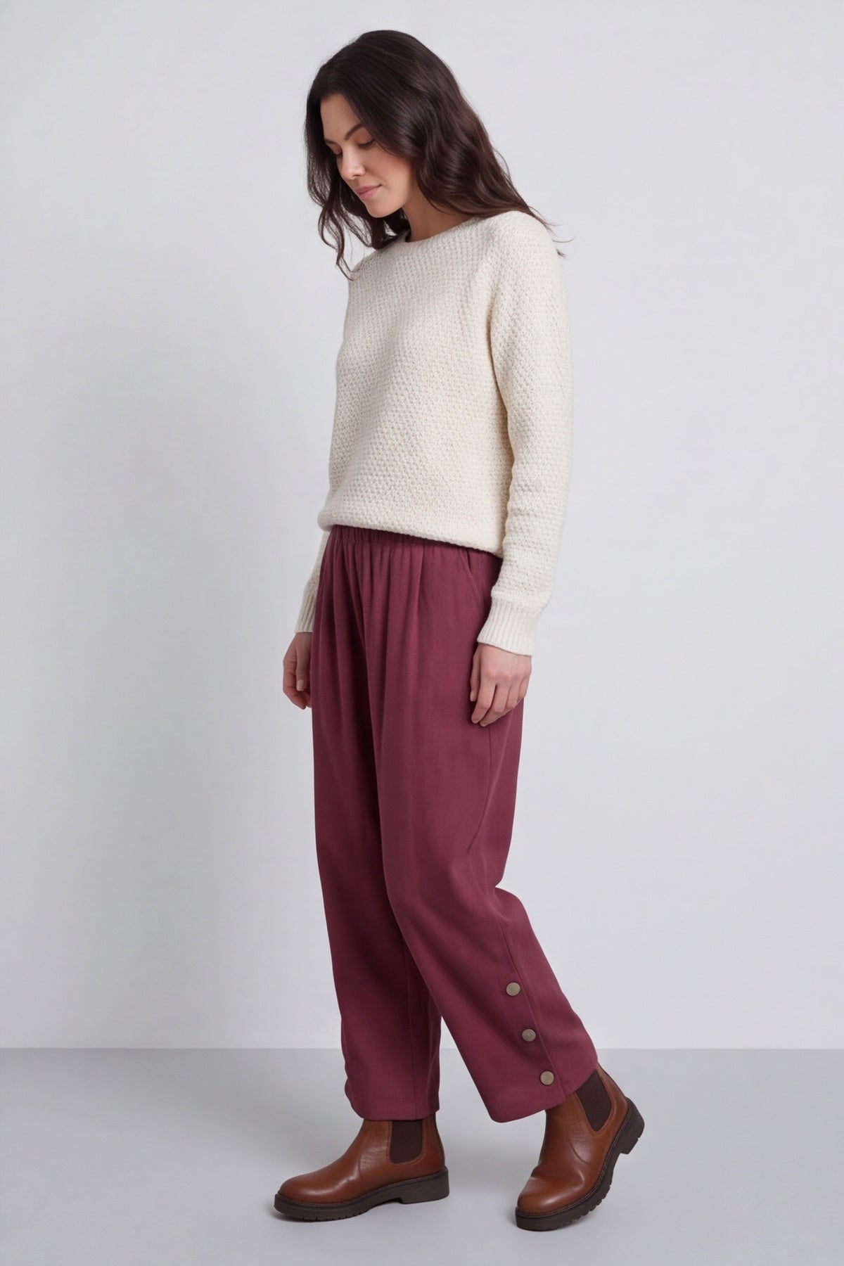 Nydia Trousers Wine – image 6 of 6