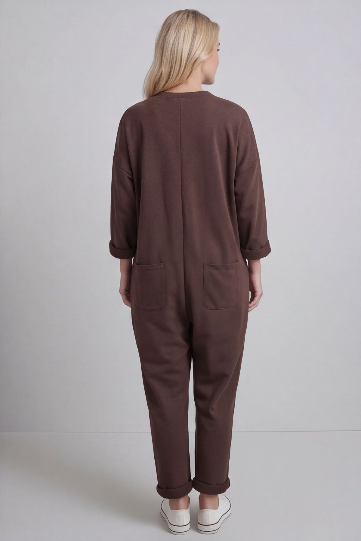 Paulton Jersey Boilersuit Cocoa – image 6 of 6