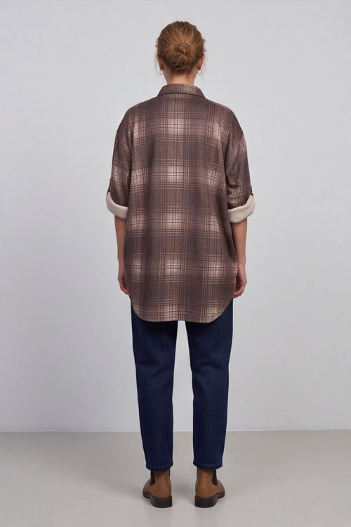Calla Print Over Shirt – image 6 of 6