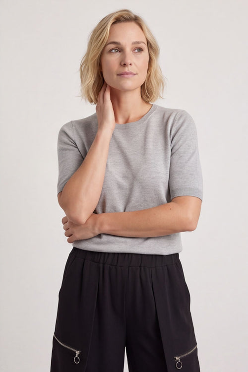 Opaline Zip Pocket Cotton Trousers Black – image 5 of 5