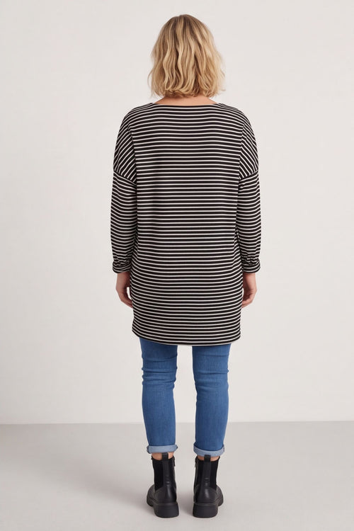 Nessie Stripe Cord Top Black – image 4 of 4