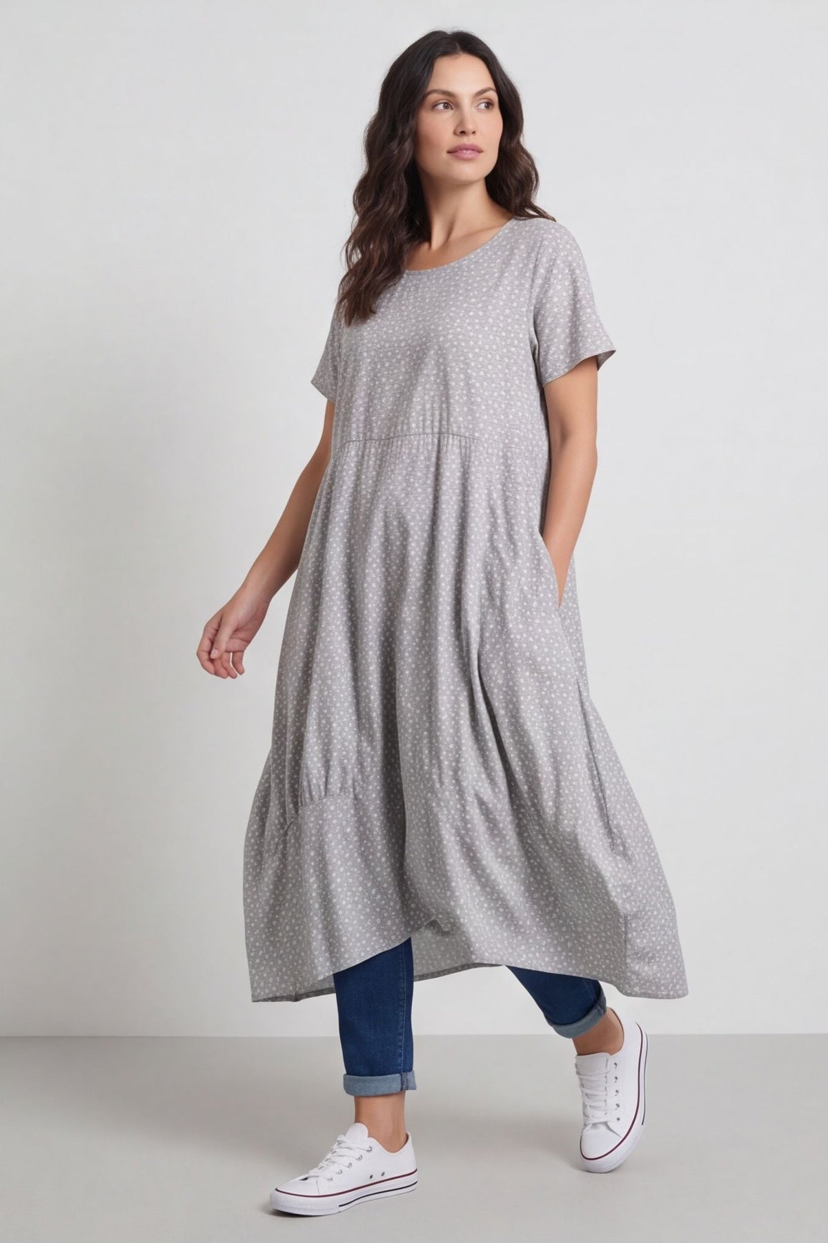 Rosalind Ditsy Cotton Dress