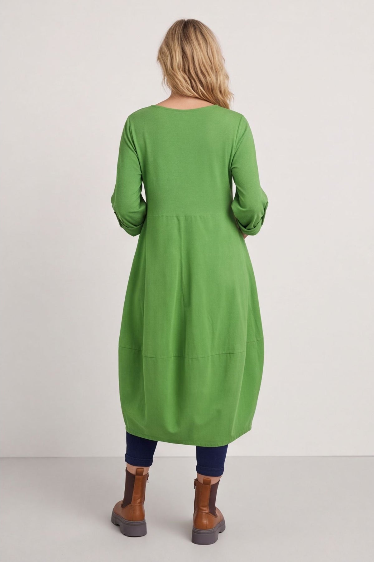 Vanessa Needlecord Dress Green – image 6 of 6