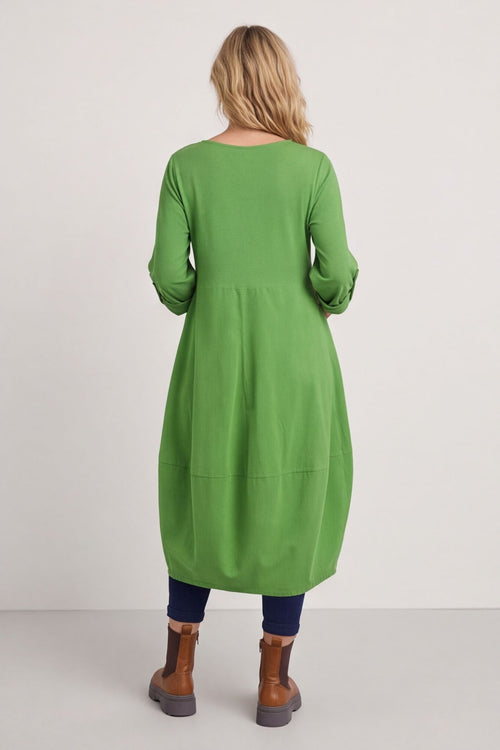 Vanessa Needlecord Dress Green – image 6 of 6