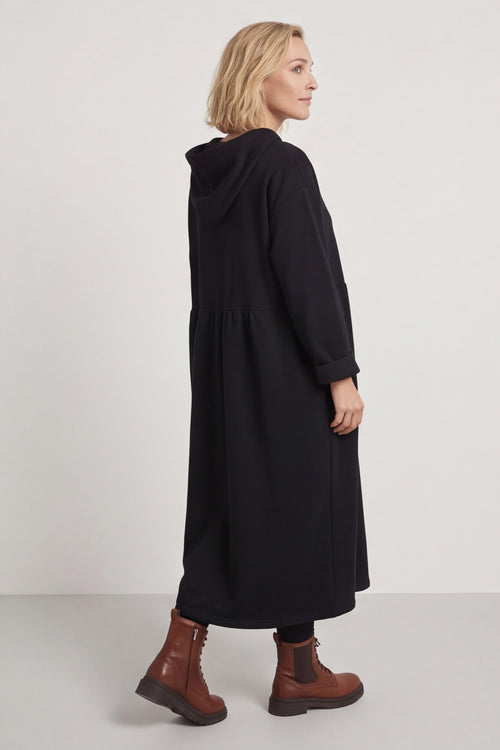 Saskia Hooded Dress Black – image 4 of 4