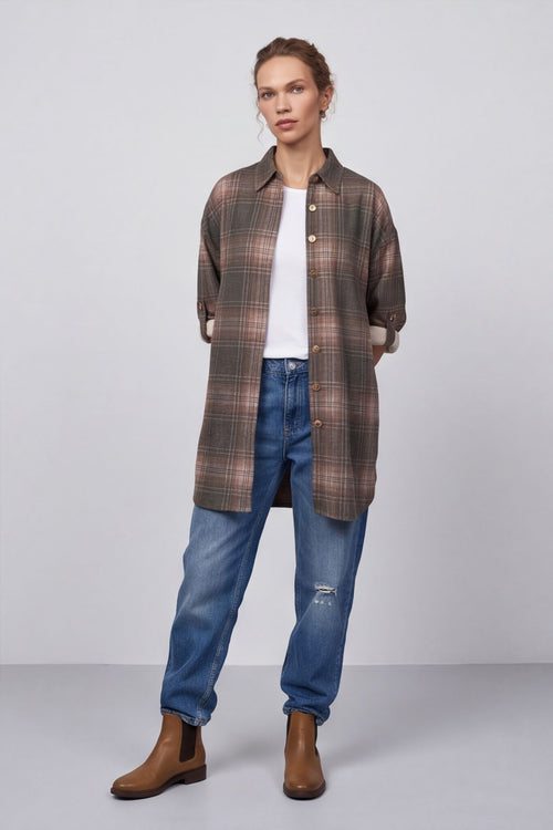 Calla Print Over Shirt – image 6 of 6