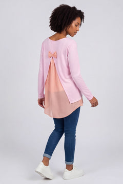Bow Back Top Pink – image 6 of 6