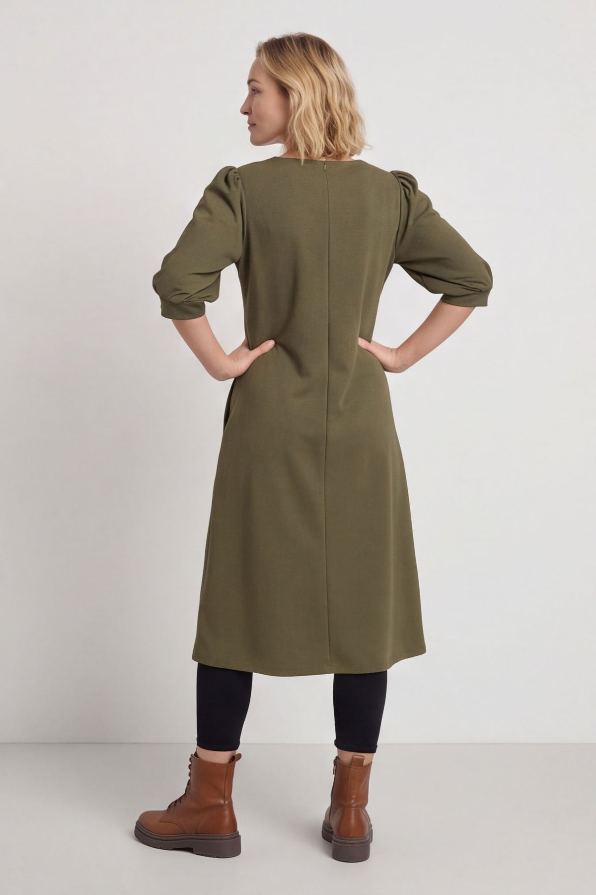 Florentina Dress Khaki – image 6 of 6