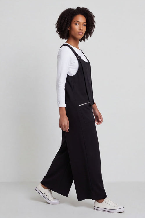 Kinley Pocket Cotton Jumpsuit Black – image 6 of 6