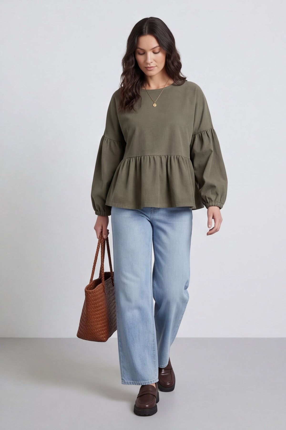 Bella Needlecord Tiered Top – image 5 of 5