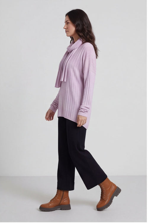 Santana Knitted Scarf Top Pink – image 4 of 4