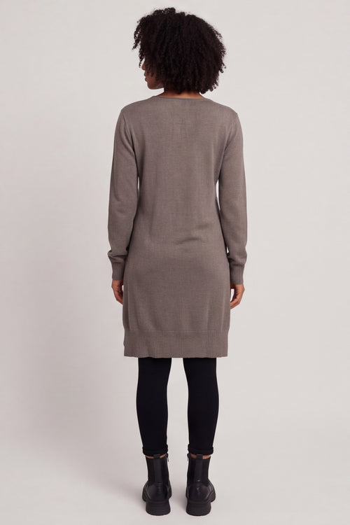 Elisa Pocket Knitted Tunic Mocha – image 6 of 6