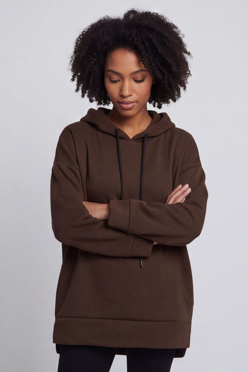Jaylen Hooded Cotton Top Cocoa – image 4 of 4