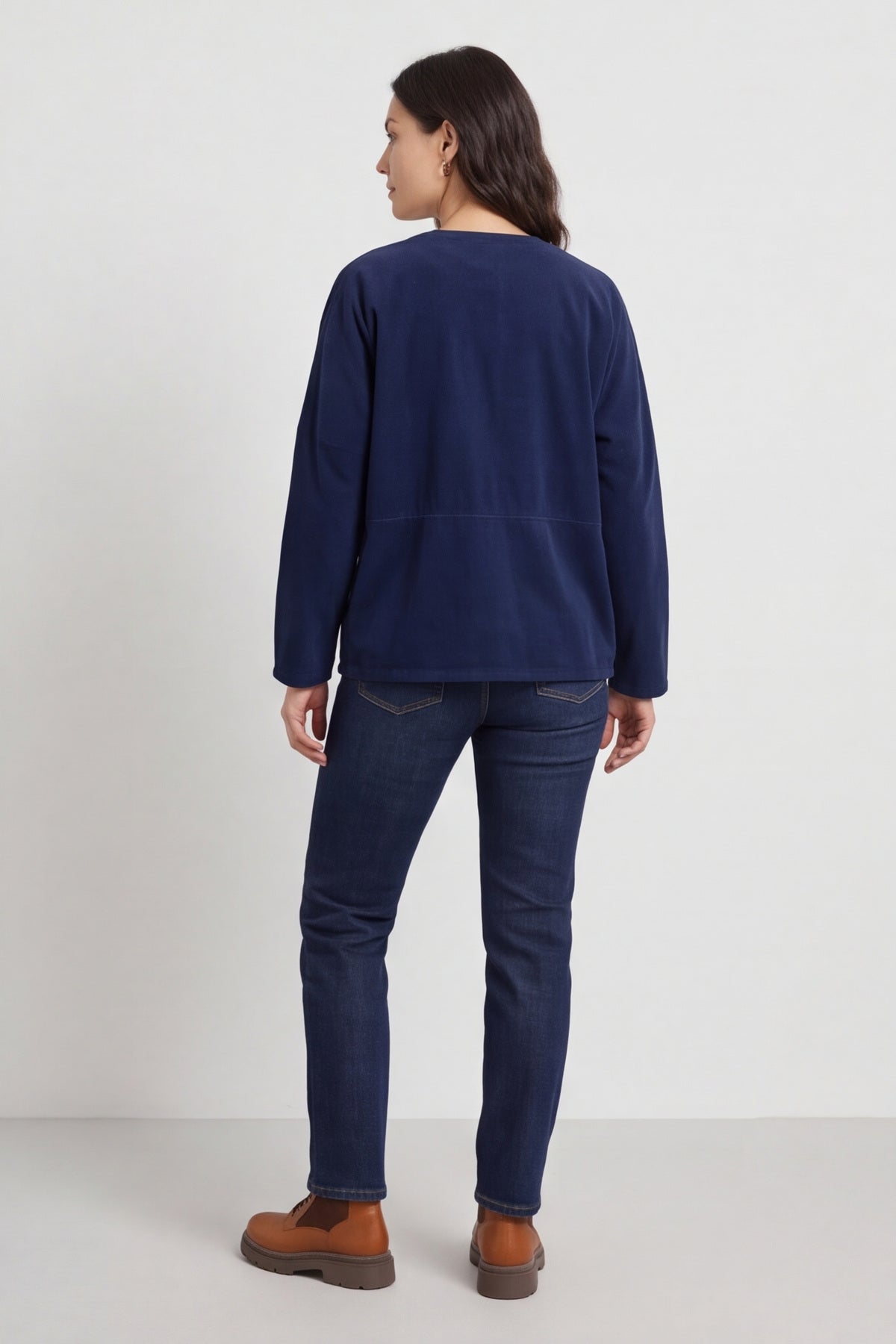 Kristen Needlecord Jacket Navy – image 3 of 3