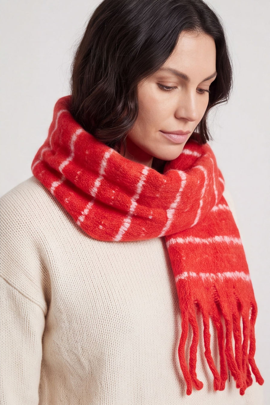 Abigail Scarf Red – image 4 of 4