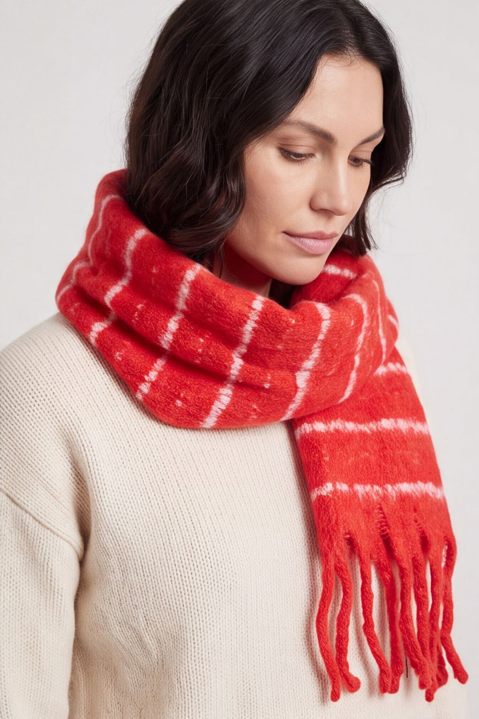 Abigail Scarf Red – image 4 of 4