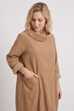 Christie Needlecord Dress Camel Camel - Christie Needlecord Dress Camel – image 6 of 6