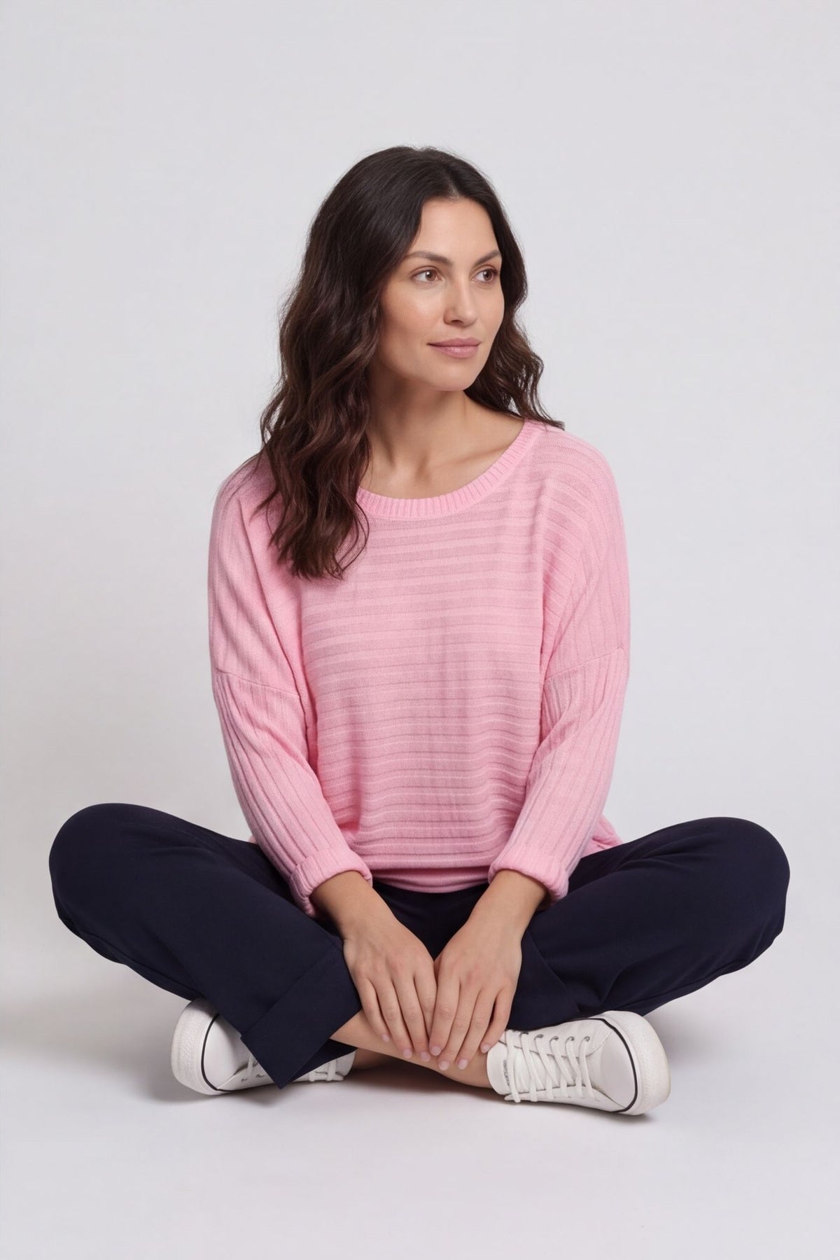 Allissa Knit Top Pink – image 3 of 3