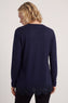 Chantelle Lace Detail Top Navy – image 5 of 5
