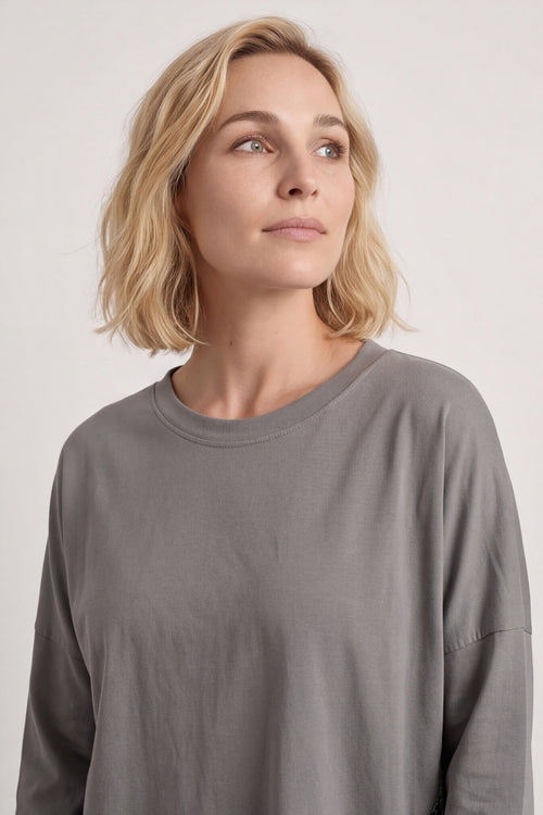 Edwina Cotton Top Mocha – image 6 of 6