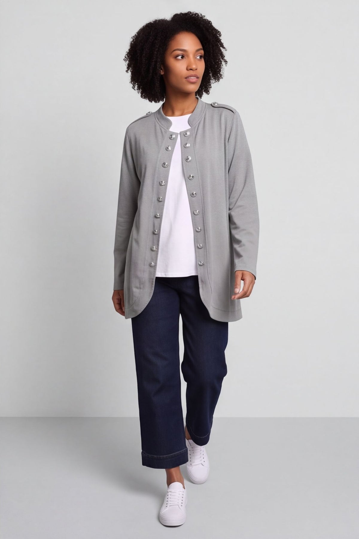 Gatwick Jersey Jacket Mid Grey – image 6 of 6