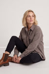 Tonya Needlecord Jacket Mocha – image 6 of 6